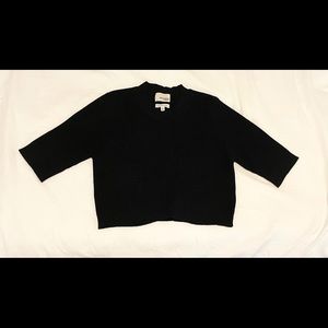 Aritzia Wilfred free crop top knit sweater